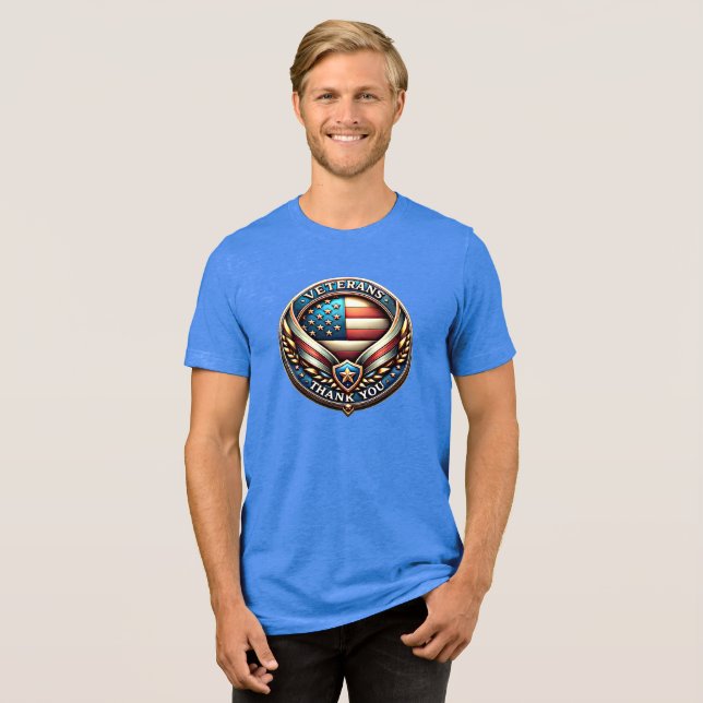 Camiseta Triblenda Thank You US Veterans Appreciation  (Anverso Completa)