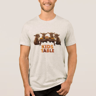 Camiseta Triblenda Thanksgiving: Kids' Table