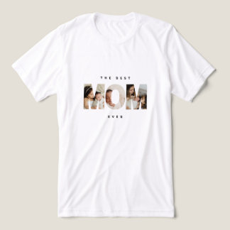 Camiseta Triblenda The Best Mom Ever – Photo Collage Typography