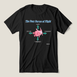 Camiseta Triblenda THE FOUR FORCES OF FLIGHT by Sandra Boynton