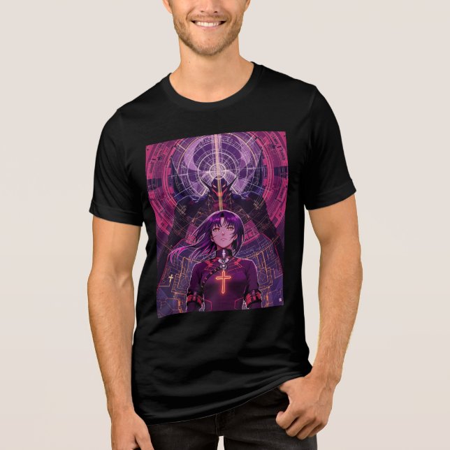 Camiseta Triblenda The Last of Us Anime Bella+Canvas Tri-Blend Shirt (Anverso)