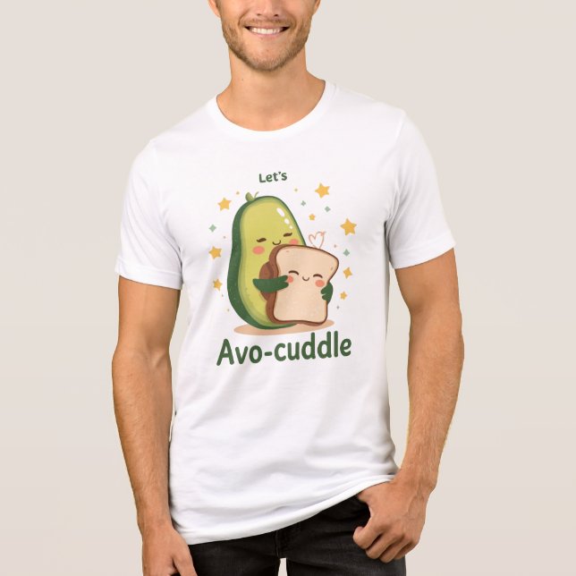 Camiseta Triblenda The Perfect Cuddle with Avocado and Toast (Anverso)