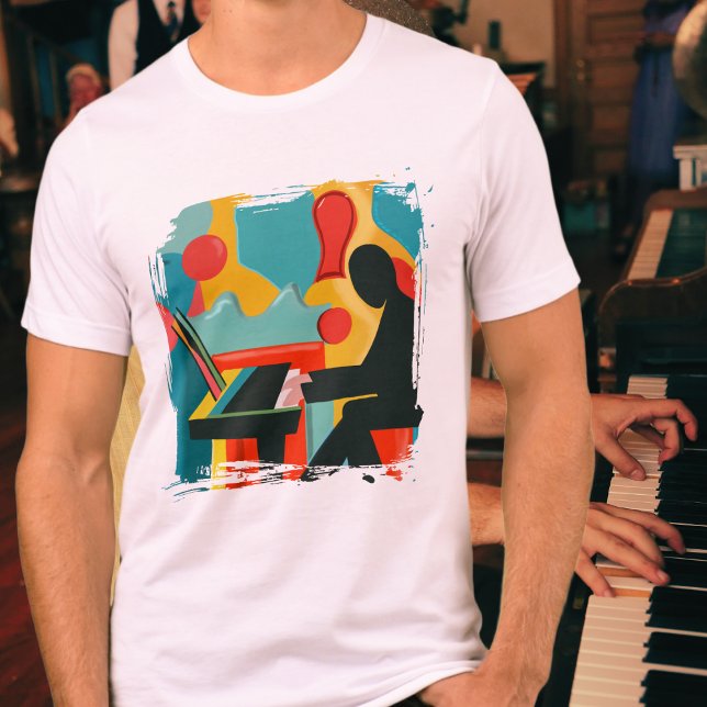 Camiseta Triblenda The Pianist - Original Oil Painting  (Subido por el creador)
