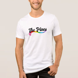 Camiseta Triblenda The Pines Fire Island NY logo arcoíris orgullo LGB
