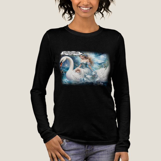 Camiseta Triblenda The Poetic Swan Rider Shirt (Anverso)