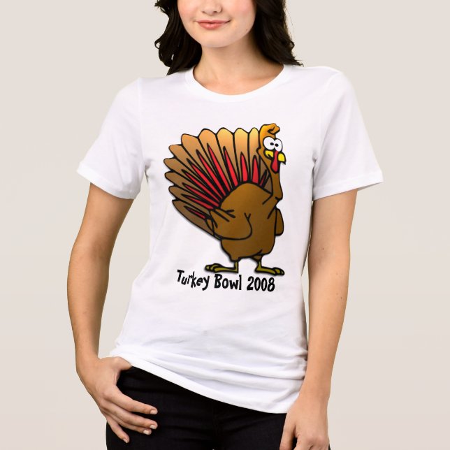 Camiseta Triblenda The Turkey Bowl - cambio al año en curso (Anverso)