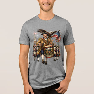 Camiseta Triblenda Theodore Roosevelt Baterista Revolucionario 4 de J