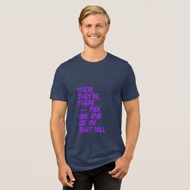 Camiseta Triblenda There, Their / Your, You're Tee Shirt (Anverso Completa)