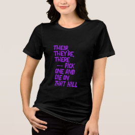 Camiseta Triblenda There, Their / Your, You're Tee Shirt