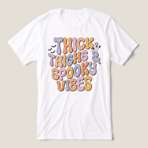 Camiseta Triblenda Thick Thighs y Spooky Vibes
