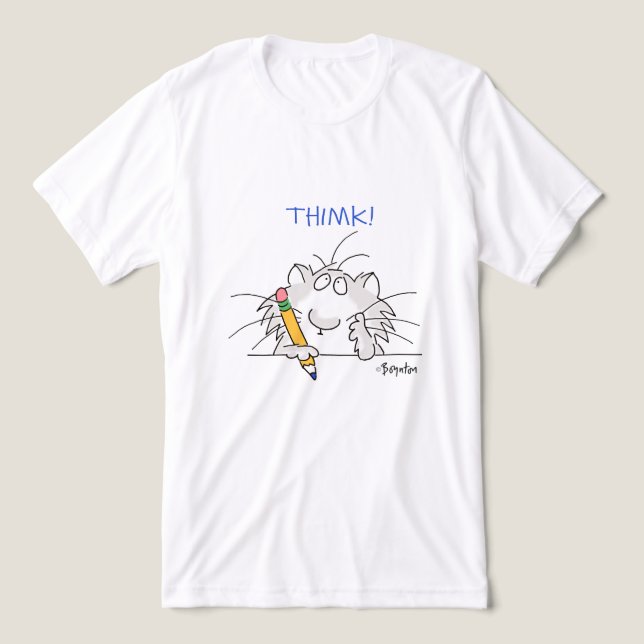 Camiseta Triblenda ¡THIMK! por Boynton (Diseño delantero )