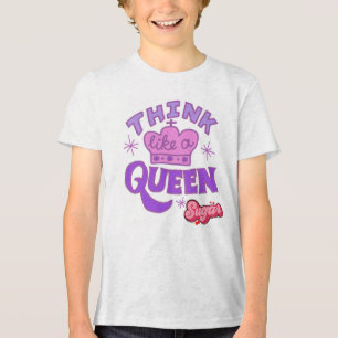 Camiseta Triblenda Think Like a Queen - Cita Inspiradora