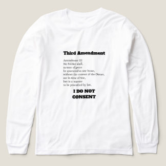 Camiseta Triblenda Third Amendment Constitution Protest Consent