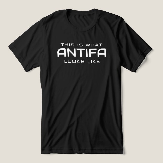 Camiseta Triblenda This is what ANTIFA looks like T-shirt (Diseño delantero )