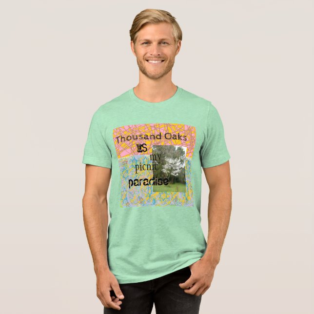 Camiseta Triblenda Thousand Oaks is my picnic paradise,abstract art a (Anverso Completa)