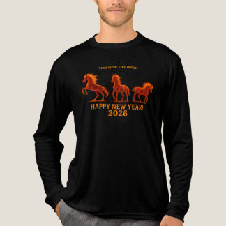 Camiseta Triblenda Three Fire Horses Fiery Stallion Zodiac Design