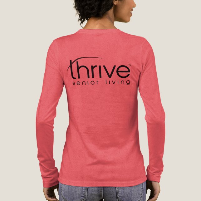 Camiseta Triblenda Thrive Long Sleeve TShirt de las mujeres (Reverso )