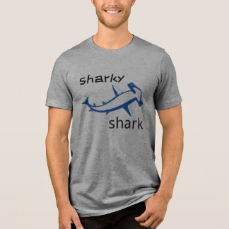 Camiseta Triblenda Tiburones tiburones ligeros, niños azules