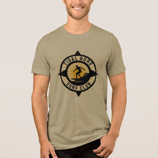 Camiseta Triblenda Tidal Bore Surfe Club (Anverso)