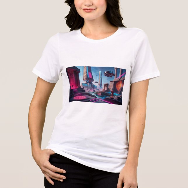 Camiseta Triblenda Tiempos 🔱 antiguos: Diseños sin tiempo para lo mo (Anverso)