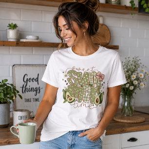 Camiseta Triblenda Tiempos dulces de verano Aguacate