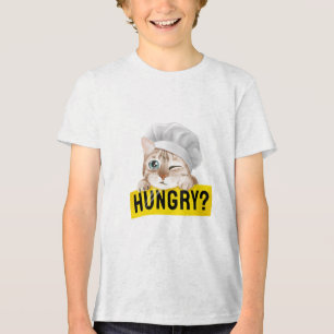 Camiseta Triblenda ¿Tienes hambre amantes de los gatos diseño camiset