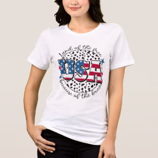 Camiseta Triblenda "TIERRA DE LOS LIBRES por los valientes"
