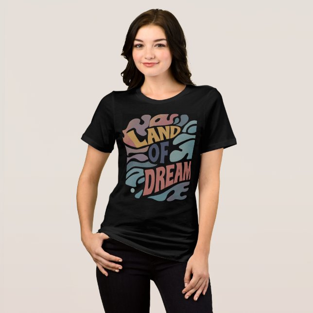Camiseta Triblenda Tierra de sueños (Anverso Completo)