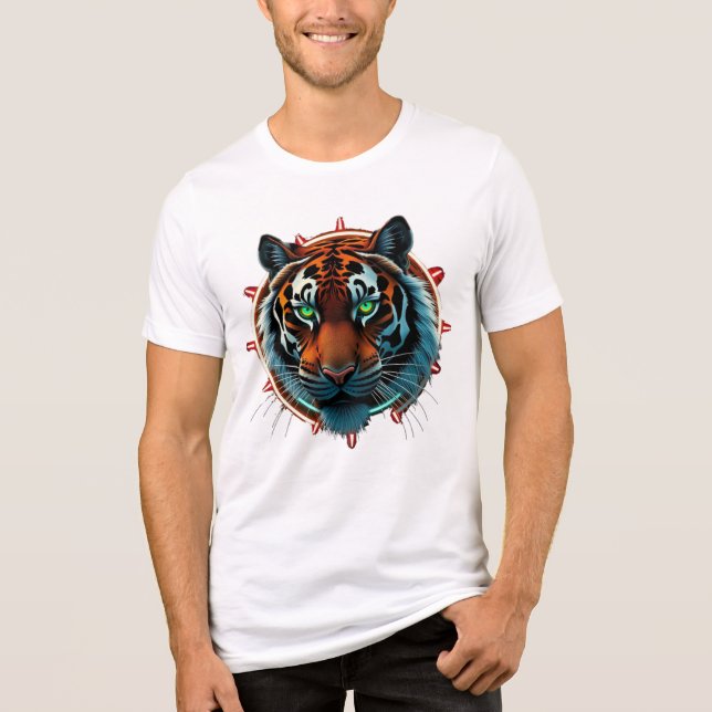 Camiseta Triblenda „Tiger – König des Dschungels“ (Anverso)