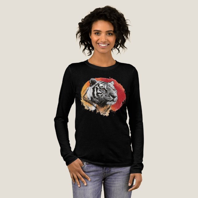 Camiseta Triblenda Tiger symbol of courage. (Anverso Completo)