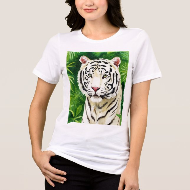 Camiseta Triblenda Tigre blanco (Anverso)
