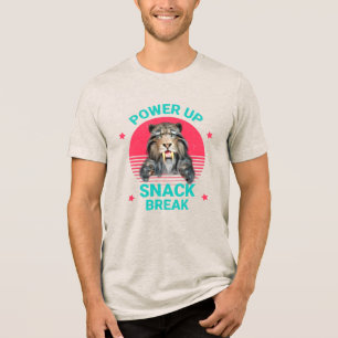 Camiseta Triblenda Tigre del sabertooth para romper el Snack de encen