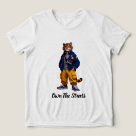 Camiseta Triblenda Tigre Genial en Arte de Ropa Urbana - Tigre de Est