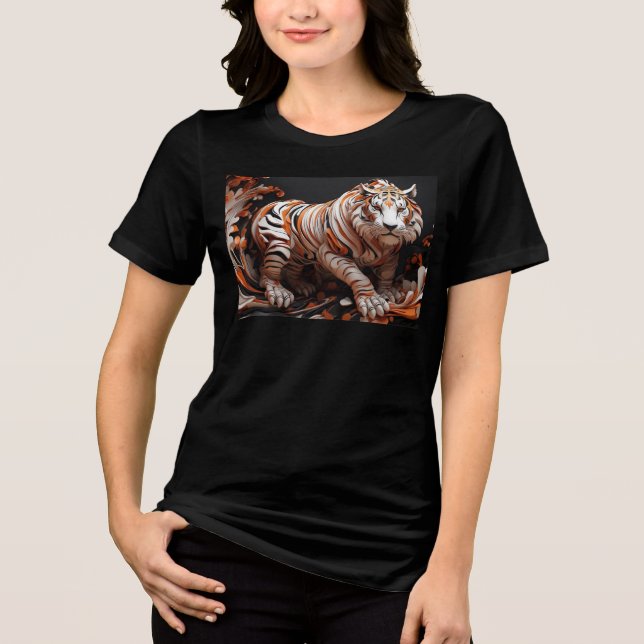 Camiseta Triblenda Tigre Imperial (Anverso)
