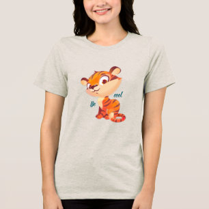 Camiseta Triblenda Tigre Lindo Sé Genial Dibujo Animado