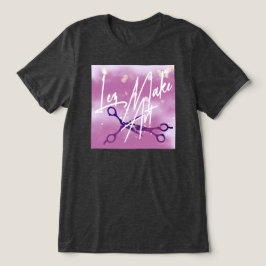 Camiseta Triblenda Tijeras para hacer arte sutil sappho, wlw, Lez