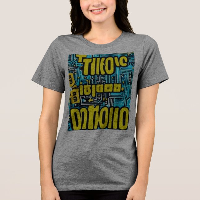 Camiseta Triblenda Tik Glitch (Anverso)