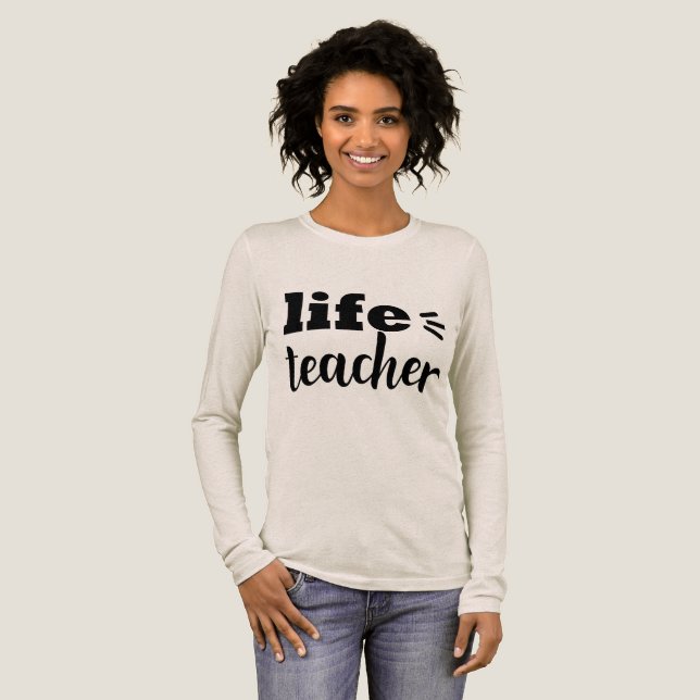 Camiseta Triblenda Tipografía docente (Anverso Completo)