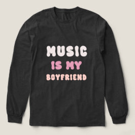 Camiseta Triblenda Tipografía Groovy de los años 70 - La música es mi