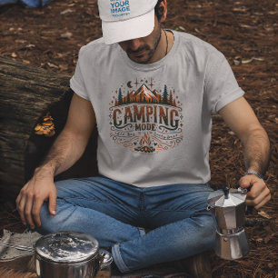 Camiseta Triblenda Tipografía Moder Retro Camping
