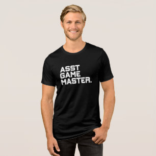 Camiseta Triblenda Tipografía Moderna Asst Game Master Hombres Combin