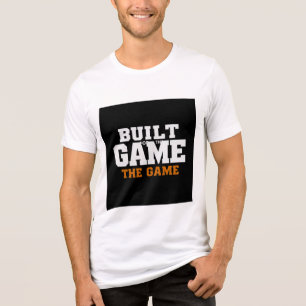 Camiseta Triblenda Tipografía Negrita Construida para el Juego