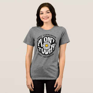 Camiseta Triblenda Tipografía Retro de Margarita Planta Hoy