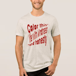 Camiseta Triblenda Tipografía Retro Inspiradora