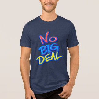 Camiseta Triblenda Tipografía Sin Gran Cosa Retro Vintage