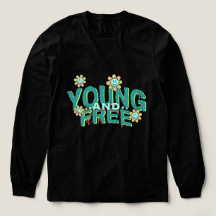 Camiseta Triblenda Tipografía vibrante joven y libre