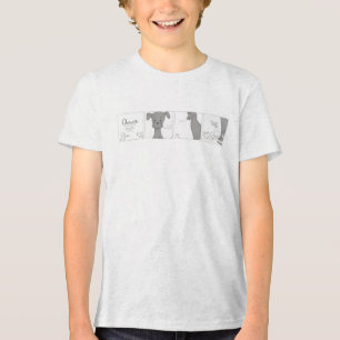 Camiseta Triblenda Tira cómica de la posibilidad de manzanilla