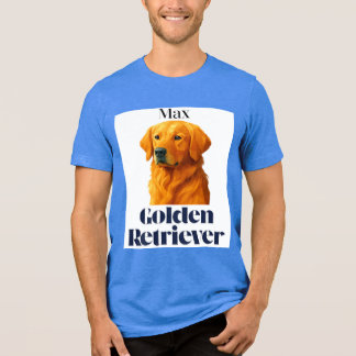 Camiseta Triblenda Tirador de oro, Perro Perro, Retrato Mascota, Perr