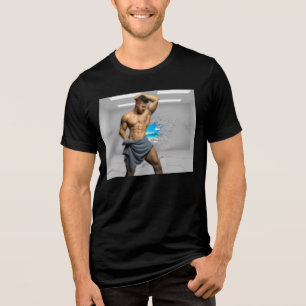 Camiseta Triblenda Toalla de hombre de SlipperyJoe's rota pared de la