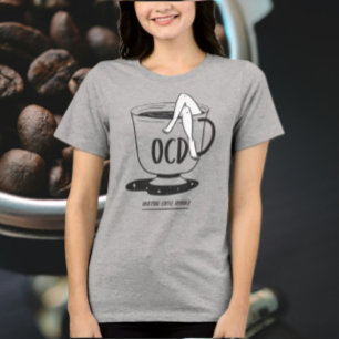 Camiseta Triblenda TOC – Trastorno Obsesivo del Café Amante Divertido